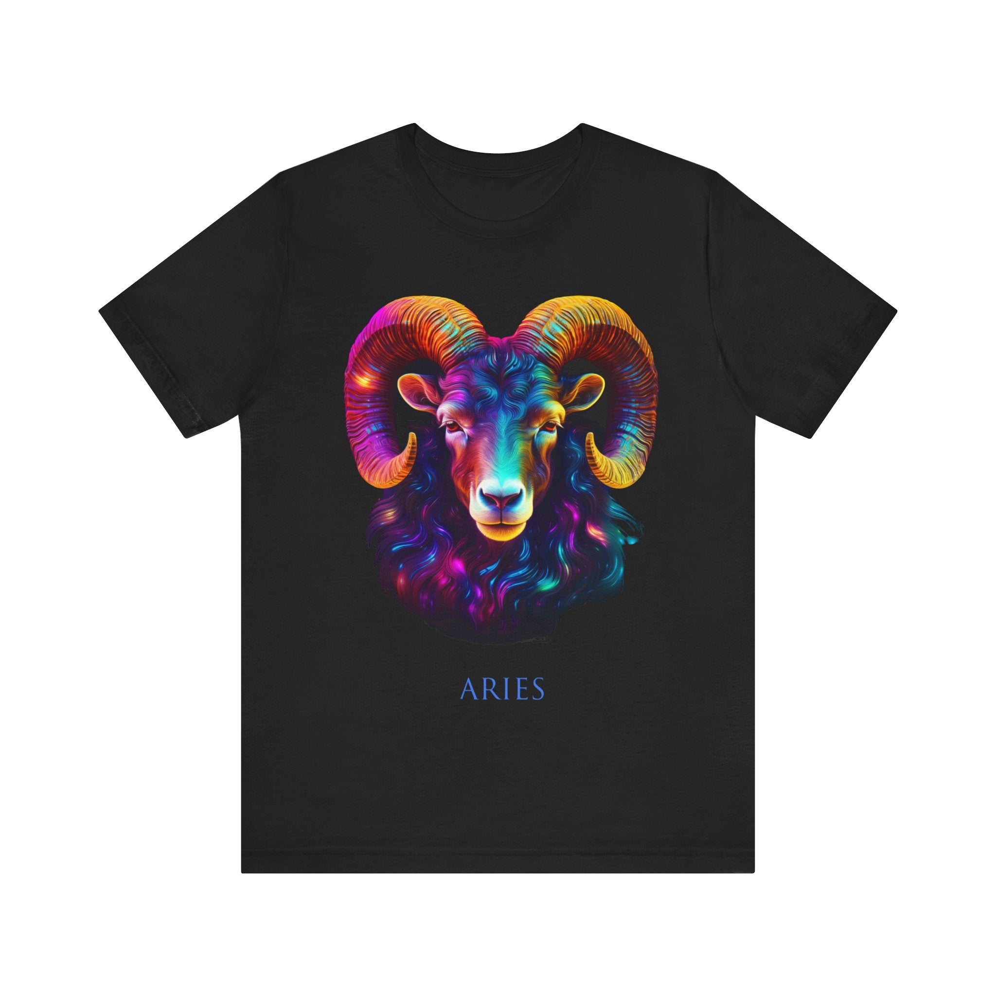 Aries Neon T-Shirt | Zodiac Sign Tee | Aries Gift | Horoscope T-Shirt | Astrology Shirt